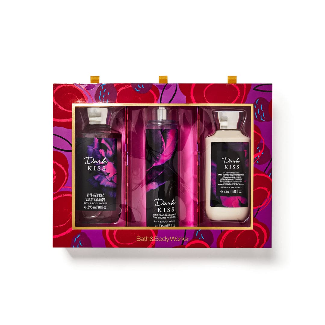 Bath & Body Works Dark Kiss Gift Box Gift Set - XOXO cosmetics