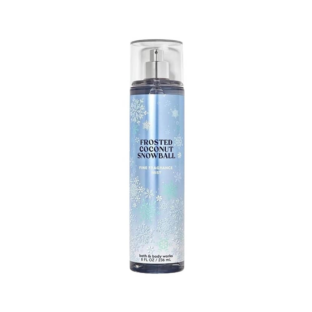 Bath & Body Works Frosted Coconut Snowbell Fine Fragrance Mist - Gulf Edition Body Mist - XOXO cosmetics