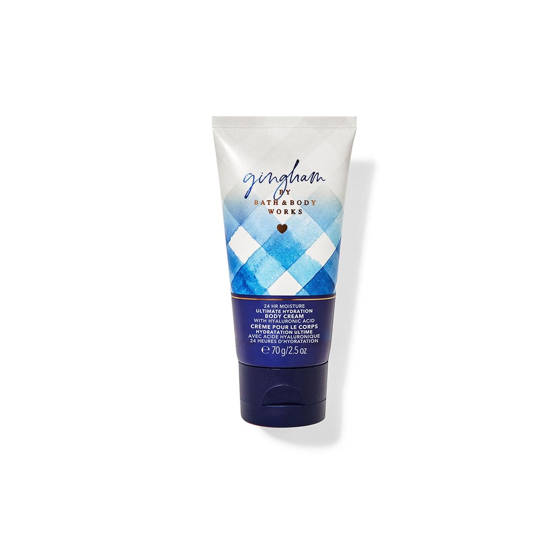 Bath & Body Works Gingham Body Cream - Travel Size Body Cream - XOXO cosmetics