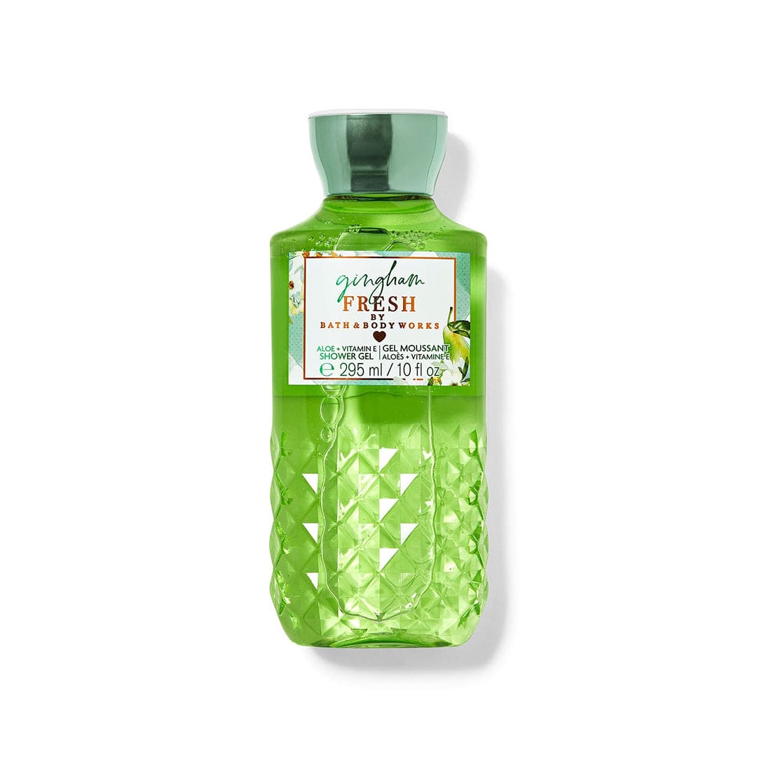 Bath & Body Works Gingham Fresh Shower Gel - Gulf Edition Shower Gel - XOXO cosmetics