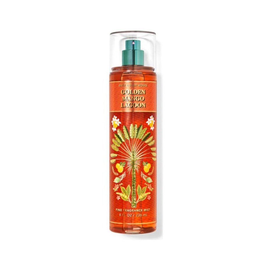 Bath & Body Works Golden Mango Lagoon Fine Fragrance Mist - Gulf Edition Body Mist - XOXO cosmetics