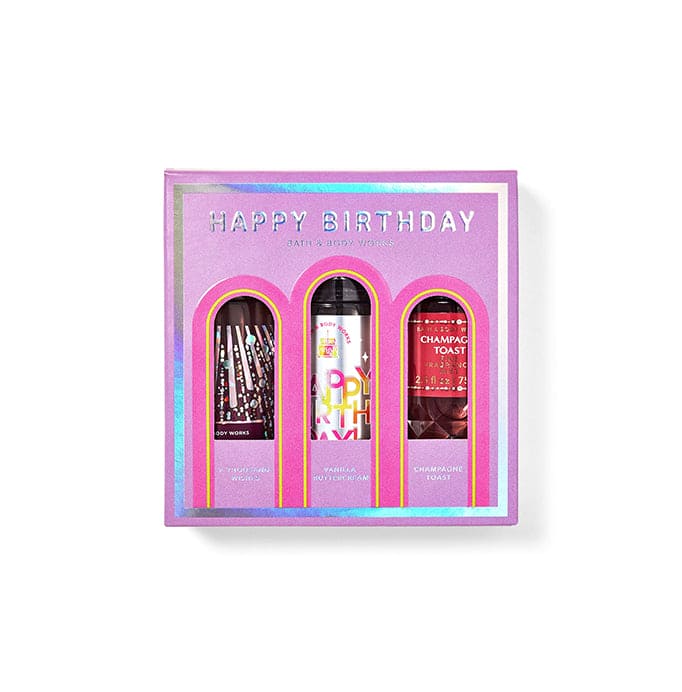 Bath & Body Works Happy Birthday Gift Set Body Mist - XOXO cosmetics