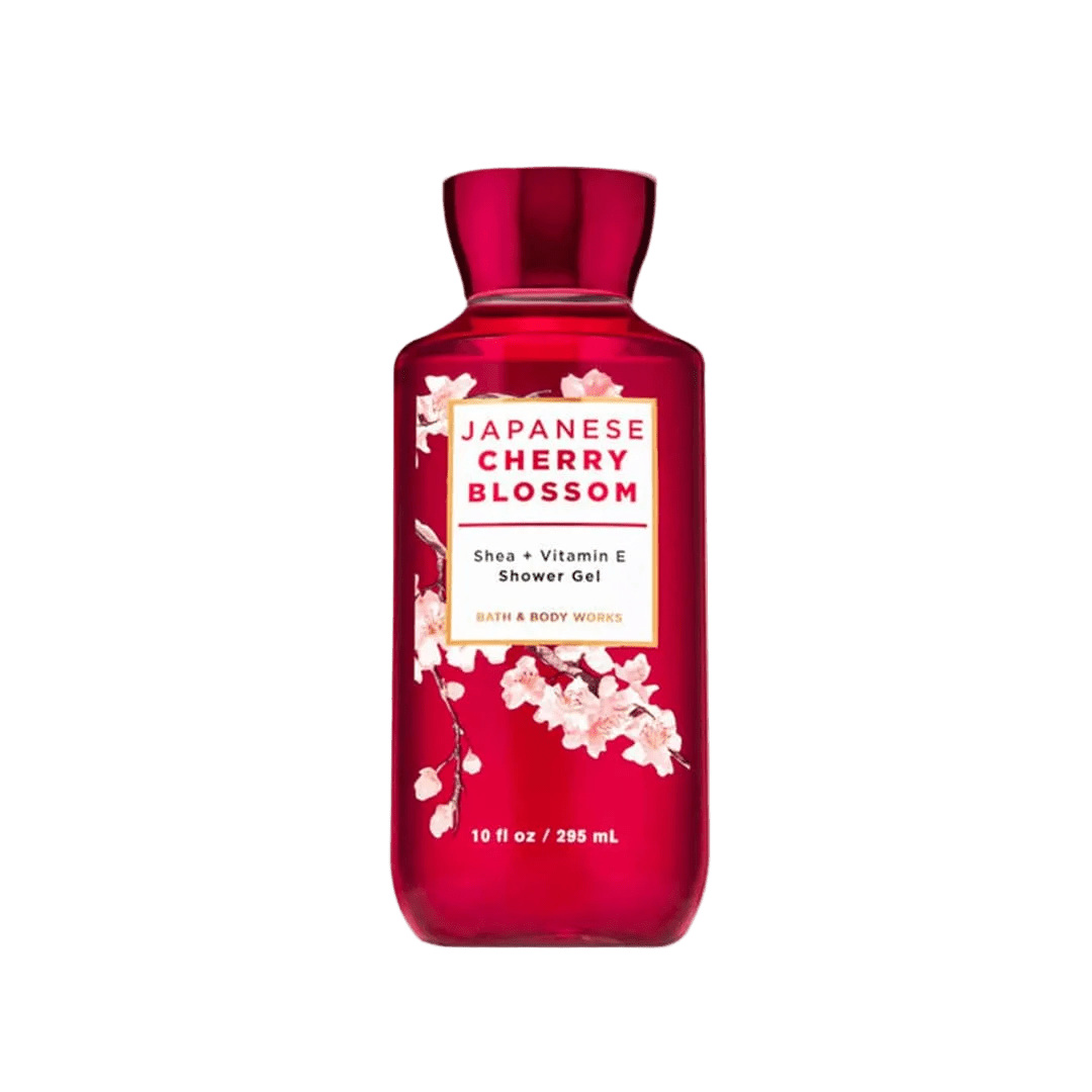 Bath & Body Works Japanese Cherry Blossom Body Wash Gulf Edition Shower Gel - XOXO cosmetics