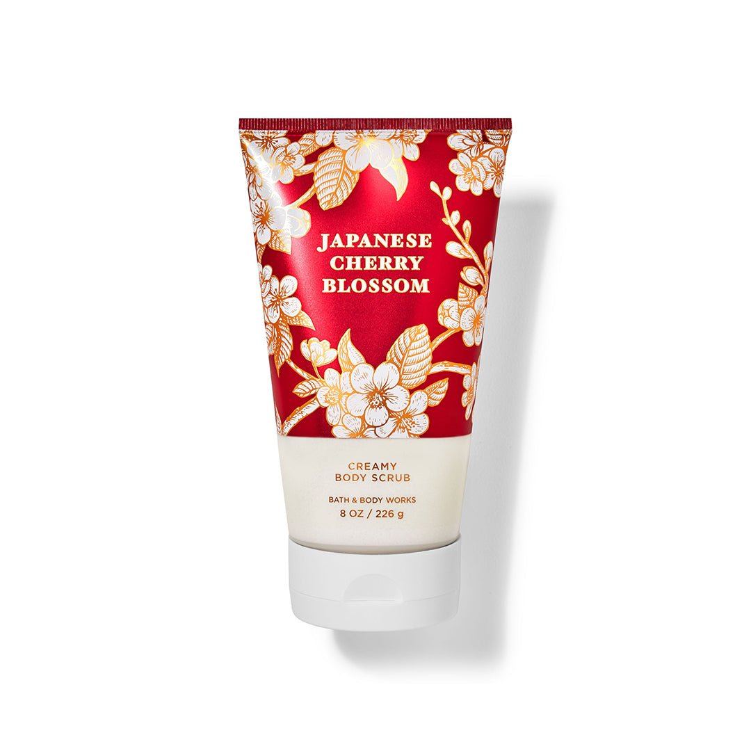 Bath & Body Works Japanese Cherry Blossom Creamy Body Scrub - Gulf Edition Body Scrub - XOXO cosmetics