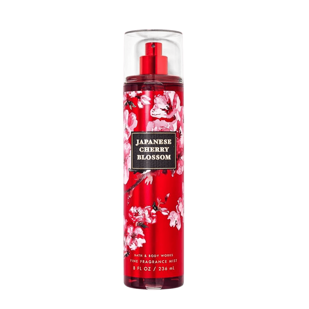 Bath & Body Works Japanese Cherry Blossom Fine Fragrance Mist - 236ml Gulf Edition Body Mist - XOXO cosmetics