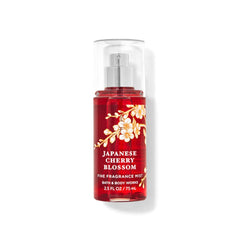 Bath & Body Works Japanese Cherry Blossom Fine Fragrance Mist - Travel Size Body Mist - XOXO cosmetics