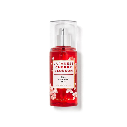 Bath & Body Works Japanese Cherry Blossom Fine Fragrance Mist - Travel Size Body Mist - XOXO cosmetics