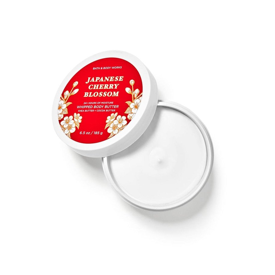 Bath & Body Works Japanese Cherry Blossom Whipped Body Butter - Gulf Edition Body Butter - XOXO cosmetics