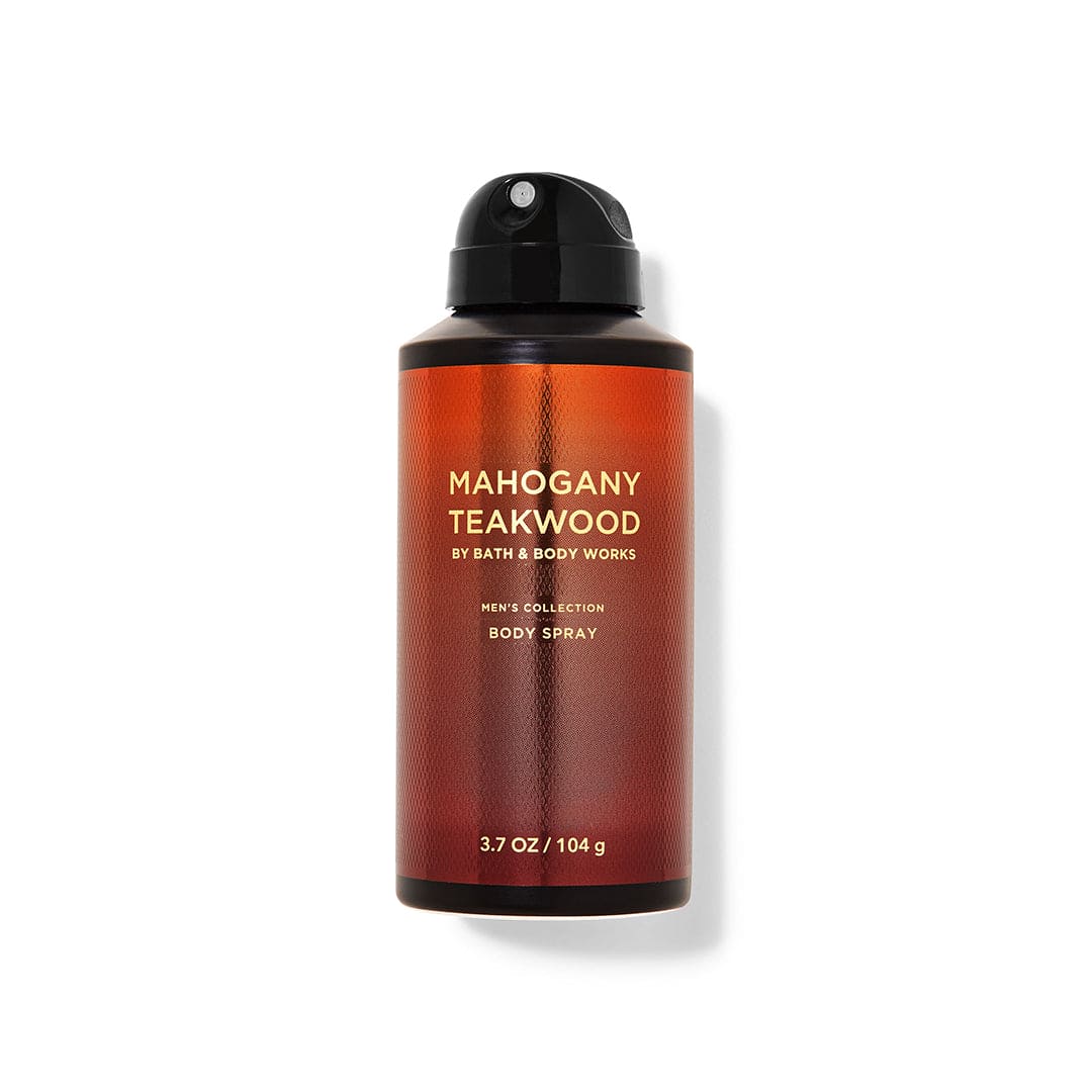 Bath & Body Works Mahogany Teakwood Body Spray - Men's Collection - Gulf Edition Body Mist - XOXO cosmetics