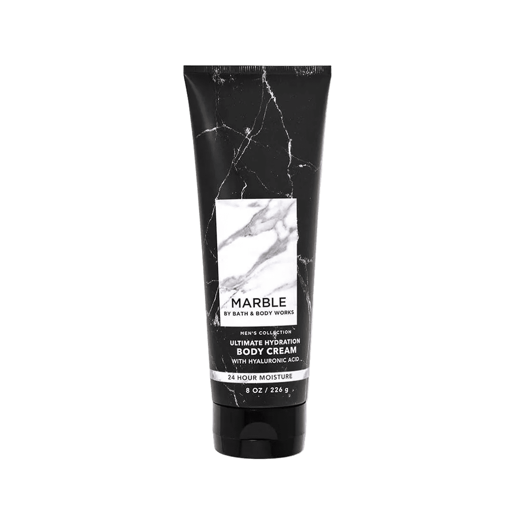 Bath & Body Works Marble Ultimate Hydration Body Cream Gulf Edition Body Cream - XOXO cosmetics