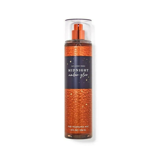 Bath & Body Works Midnight Amber Glow Fine Fragrance Mist - Gulf Edition Body Mist - XOXO cosmetics