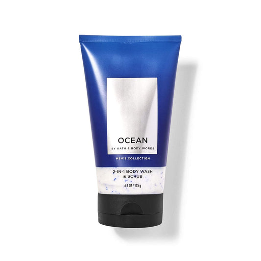 Bath & Body Works Ocean 2-IN-1 Body Wash & Scrub - Men's Collection Body Scrub - XOXO cosmetics