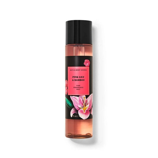 Bath & Body Works Pink Lily & Bamboo Fine Fragrance Mist - Gulf Edition Body Mist - XOXO cosmetics