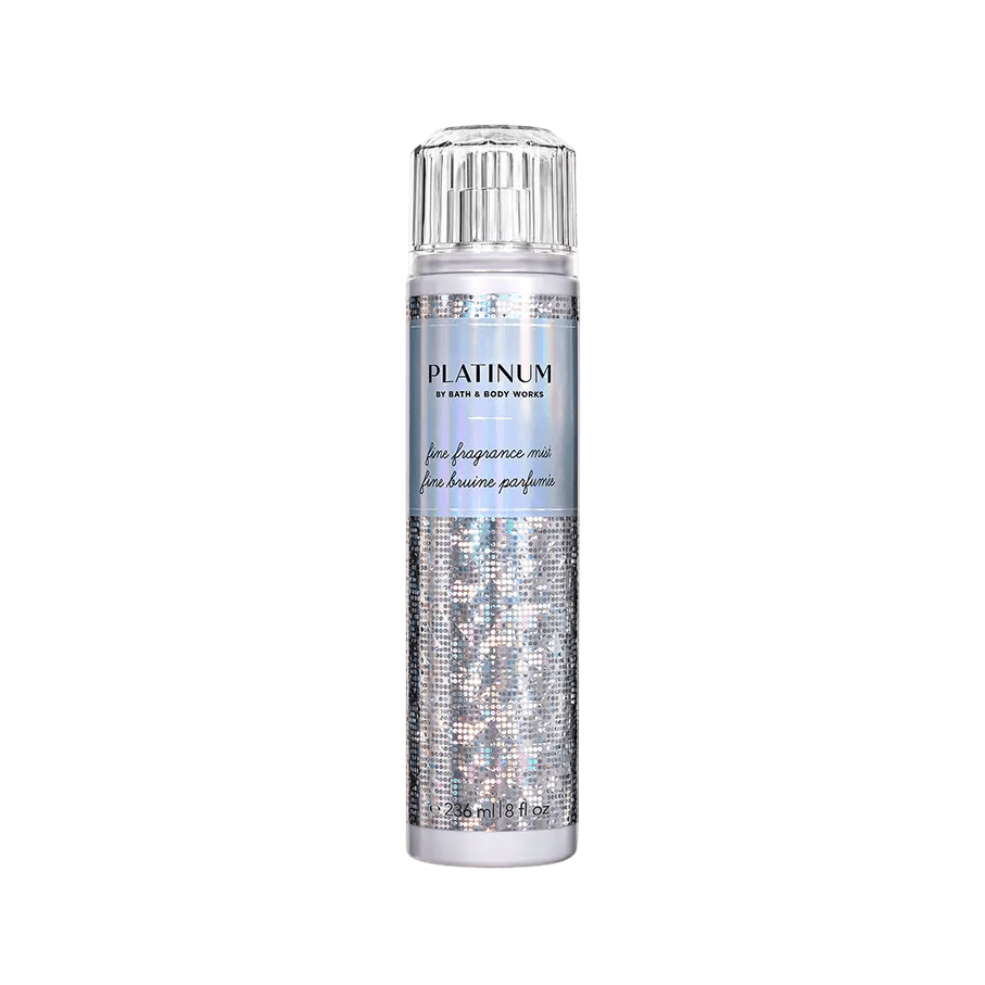 Bath & Body Works Platinum Fine Fragrance Mist - 236ml Gulf Edition Body Mist - XOXO cosmetics
