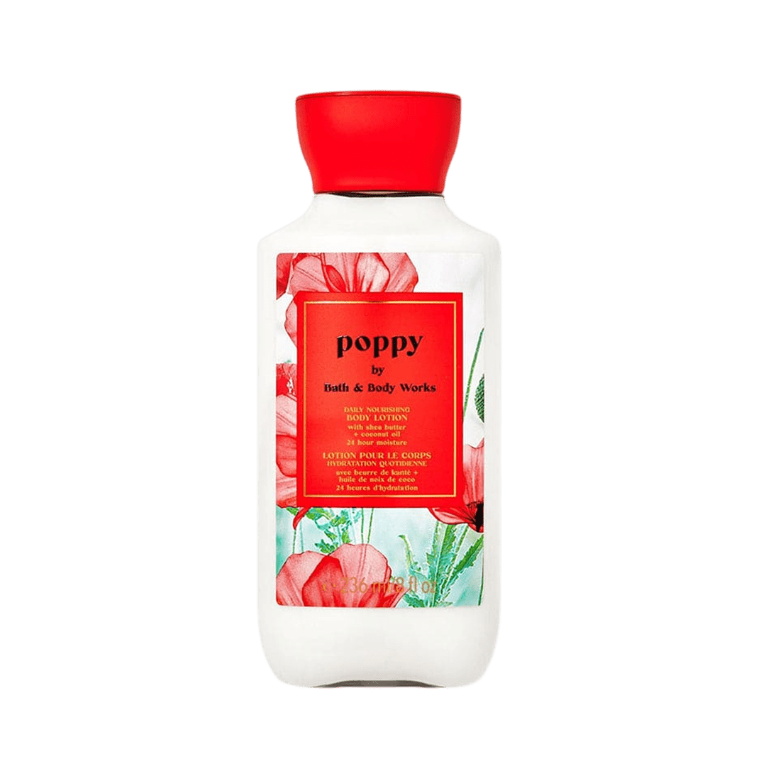 Bath & Body Works Poppy Daily Nourishing Body Lotion Gulf Edition Body Lotion - XOXO cosmetics
