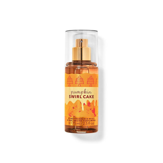 Bath & Body Works Pumpkin Swirl Cake Fine Fragrance Mist - Travel Size Body Mist - XOXO cosmetics