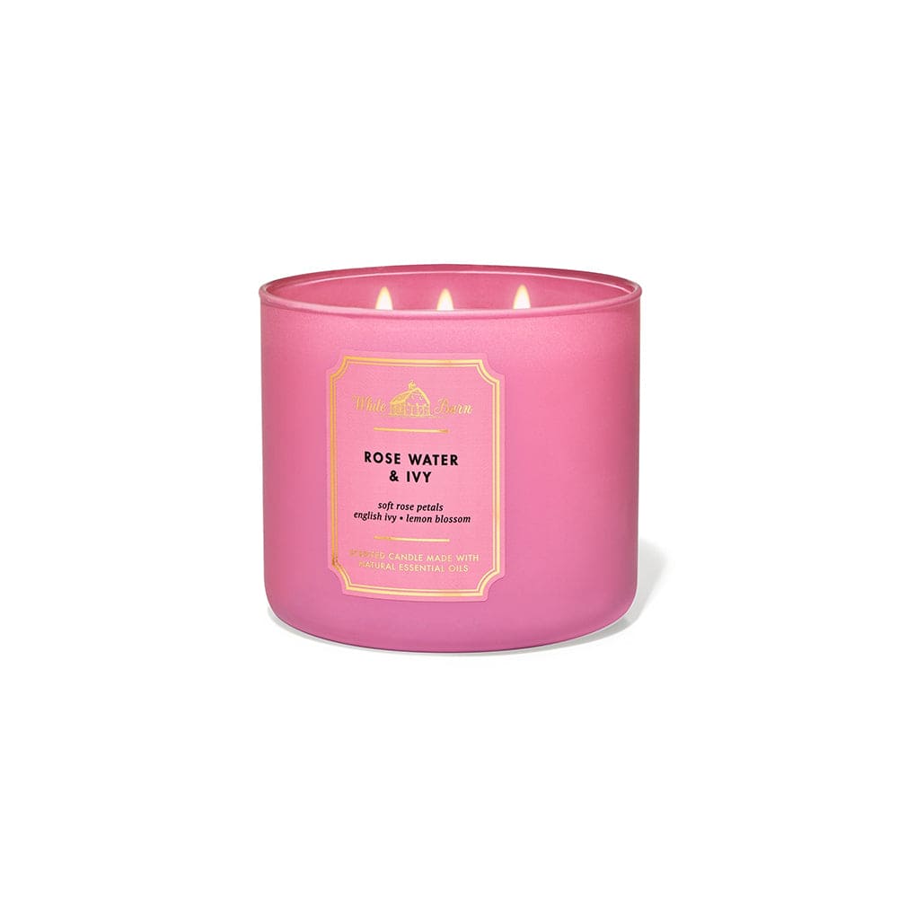 Bath & Body Works Rose Water & Ivy Candle Candles - XOXO cosmetics