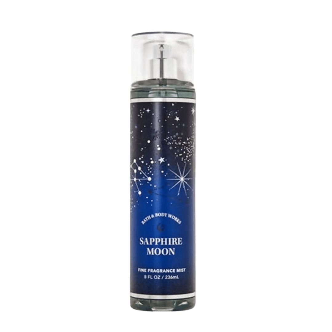 Bath & Body Works Sapphire Moon Fine Fragrance Mist - 236ml Gulf Edition Body Mist - XOXO cosmetics