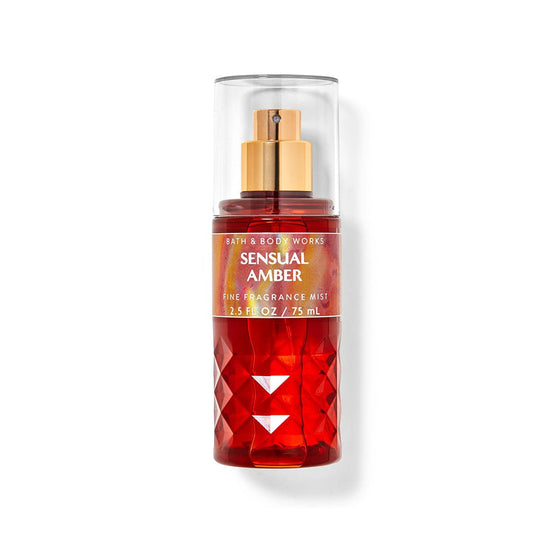 Bath & Body Works Sensual Amber Fine Fragrance Mist - Travel Size Body Mist - XOXO cosmetics