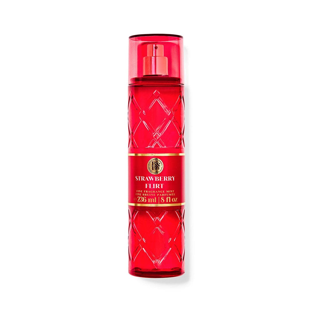 Bath & Body Works Strawberry Flirt Fine Fragrance Mist - Gulf Edition Body Mist - XOXO cosmetics