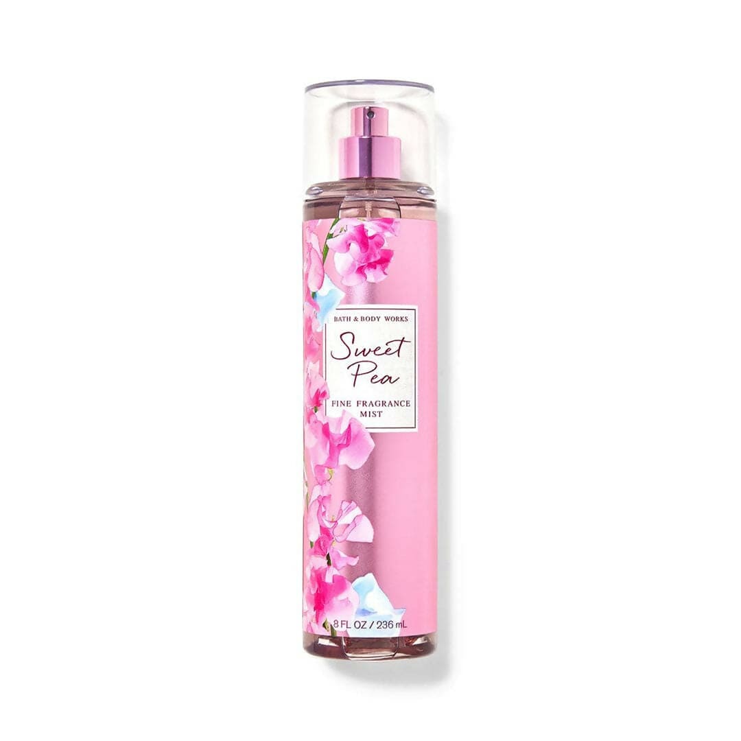 Bath & Body Works Sweet Pea Fine Fragrance Mist - Gulf Edition Body Mist - XOXO cosmetics