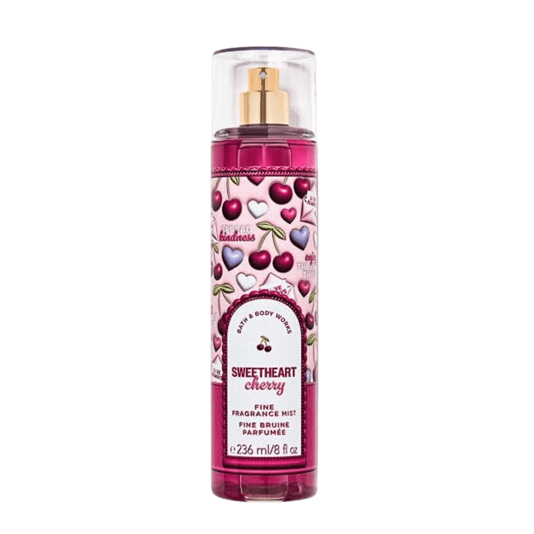 Bath & Body Works Sweetheart Cherry Fine Fragrance Mist - 236ml Gulf Edition Body Mist - XOXO cosmetics