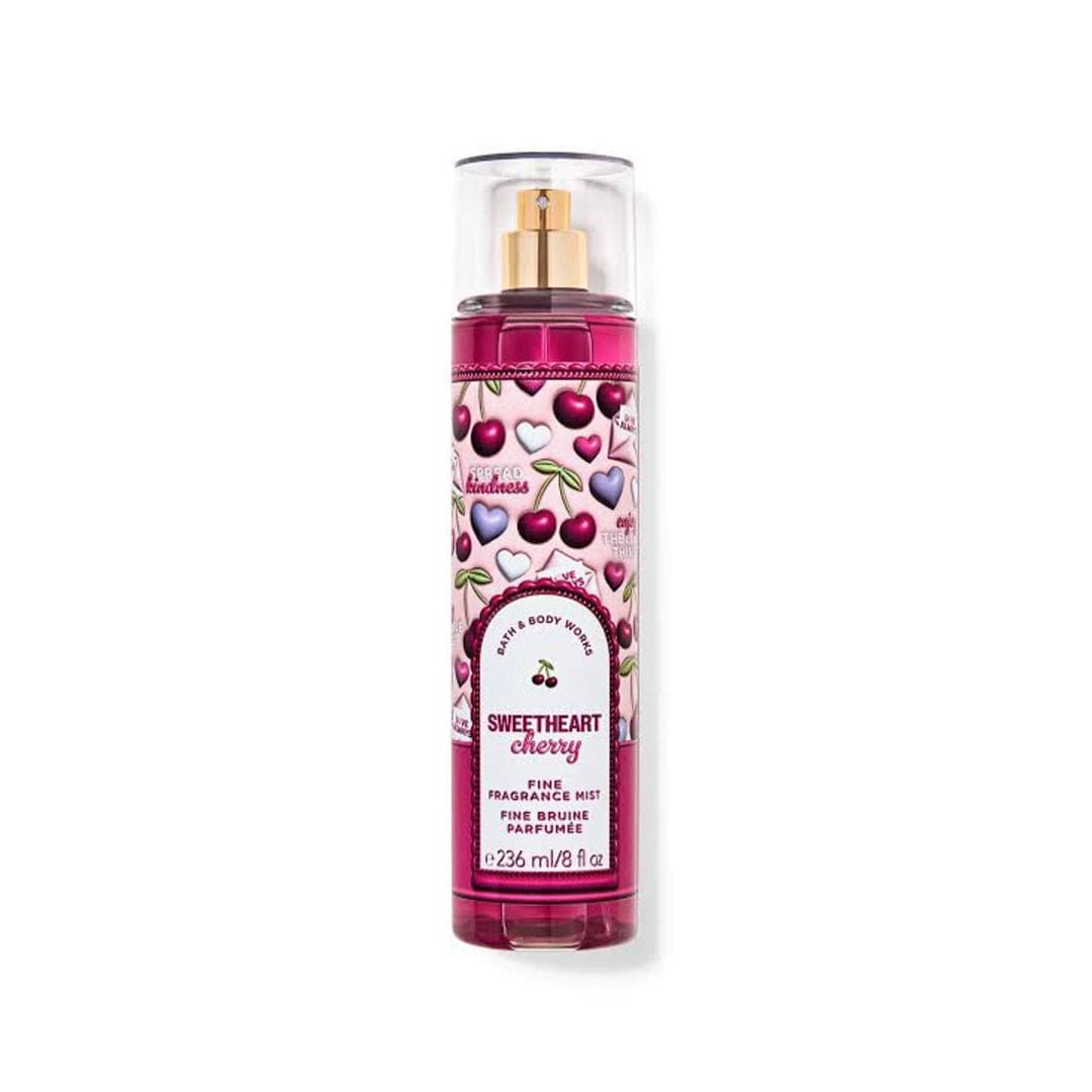 Bath & Body Works Sweetheart Cherry Fine Fragrance Mist - Gulf Edition Body Mist - XOXO cosmetics