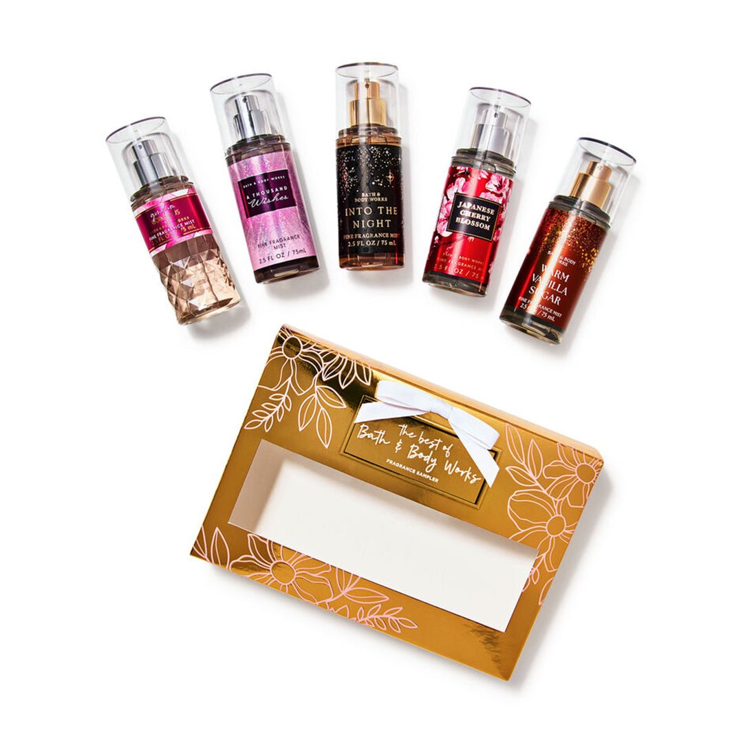 Bath & Body Works The Best Of Fragrance Sampler Gift Set - XOXO cosmetics