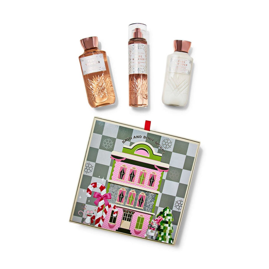 Bath & Body Works The Jingle Mingle - Pure Wonder Gift Box Gift Set - XOXO cosmetics