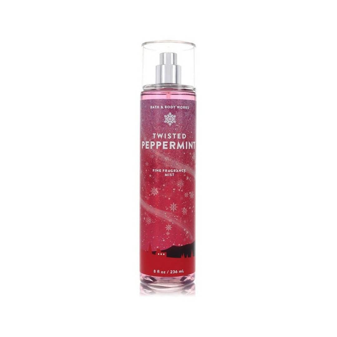 Bath & Body Works Twisted Peppermint Fine Fragrance Mist - Gulf Edition Body Mist - XOXO cosmetics