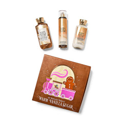 Bath & Body Works Warm Vanilla Sugar Gift Box - Gulf Edition Gift Set - XOXO cosmetics