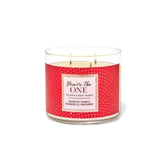 Bath & Body Works You're the One 3-Wick Candle Candles - XOXO cosmetics