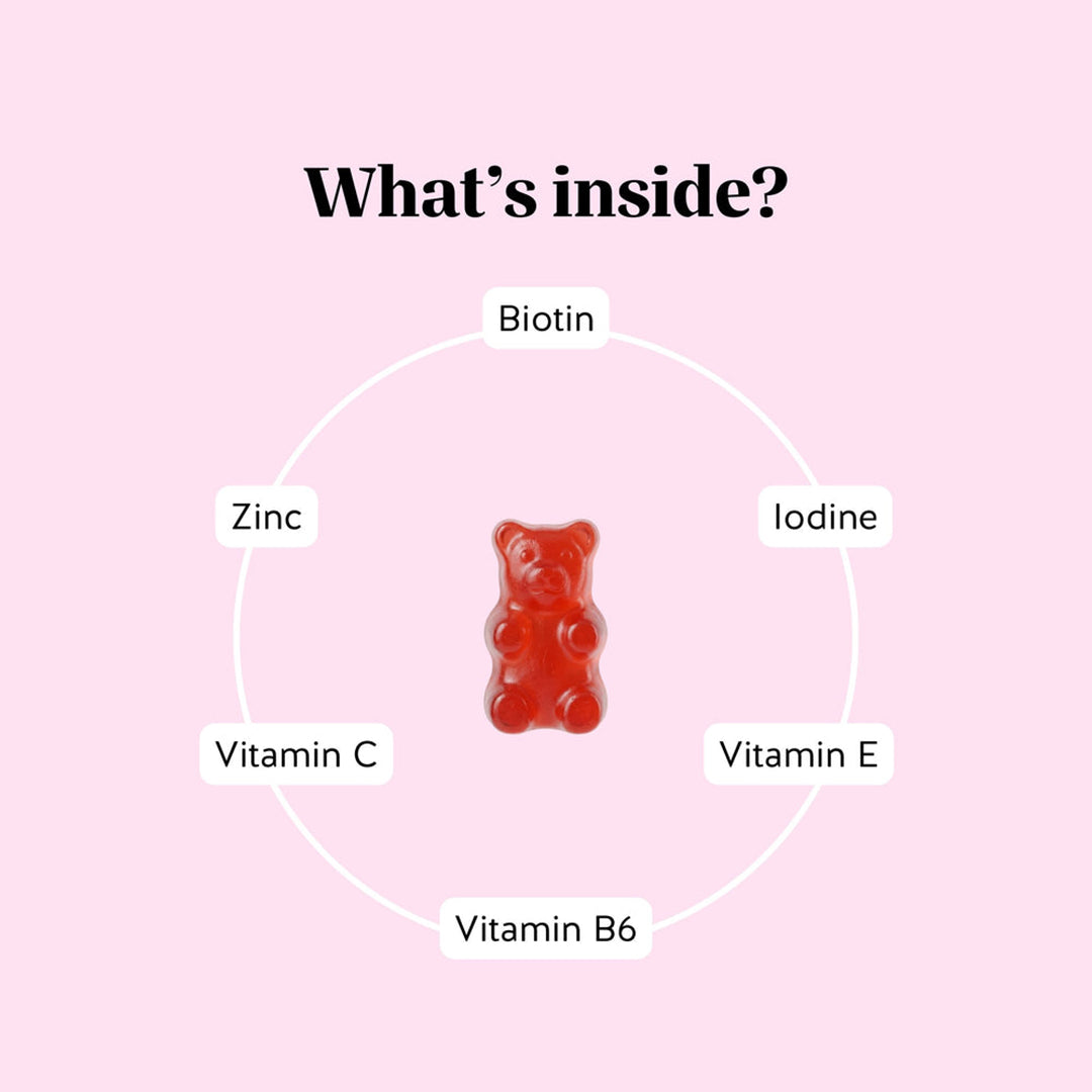 Bears Benefits AH-MAZING Hair Vitamins Biotin - 45 Pcs Hair Supplement - XOXO cosmetics