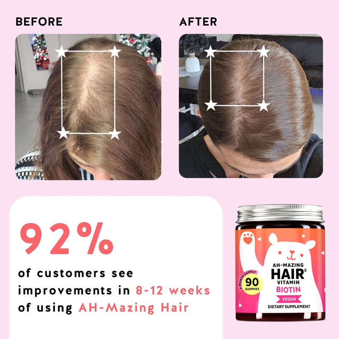 Bears Benefits AH-MAZING Hair Vitamins Biotin - 45 Pcs Hair Supplement - XOXO cosmetics