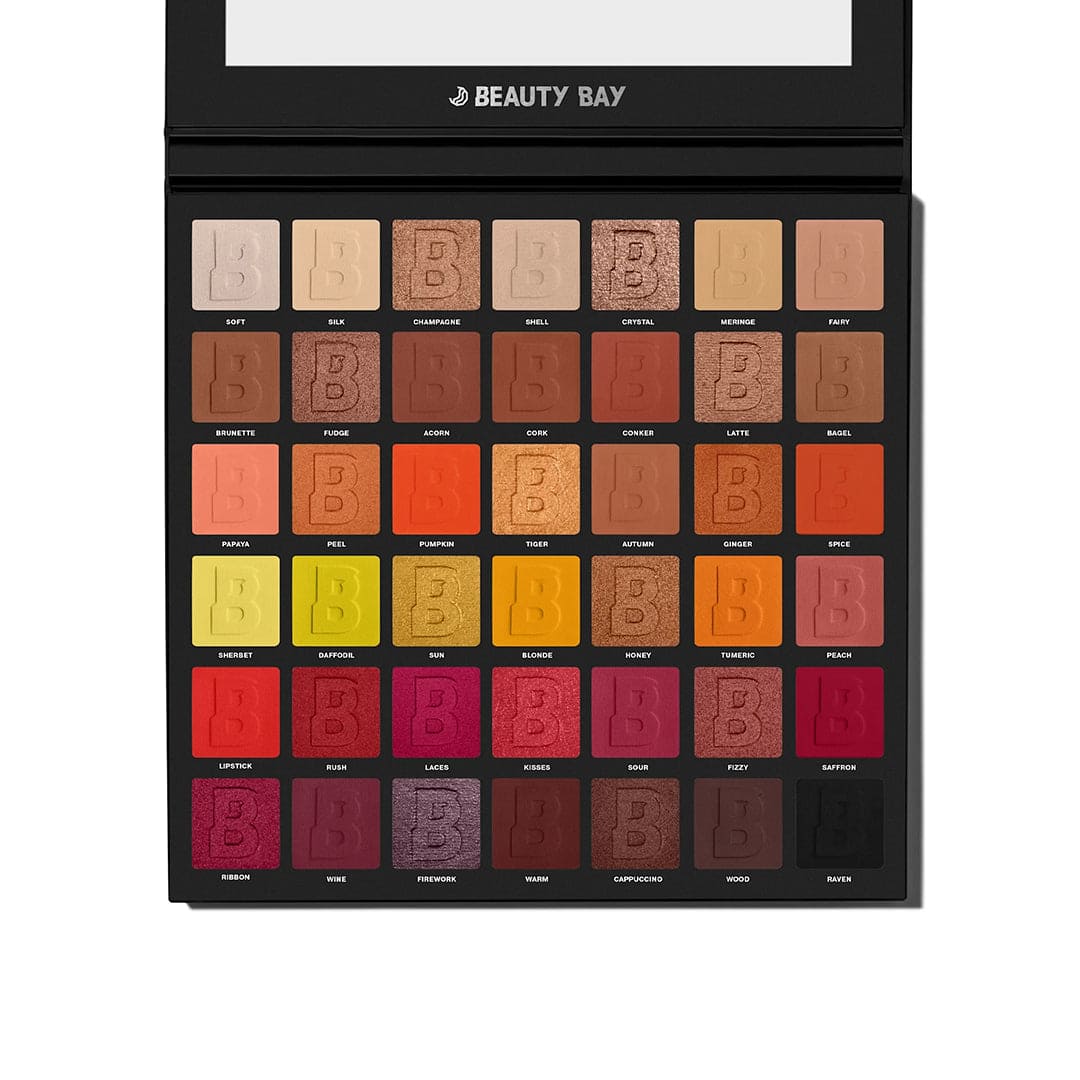 Beauty Bay Fiery 2.0 42 Colour Eyeshadow Palette Eyeshadow - XOXO cosmetics