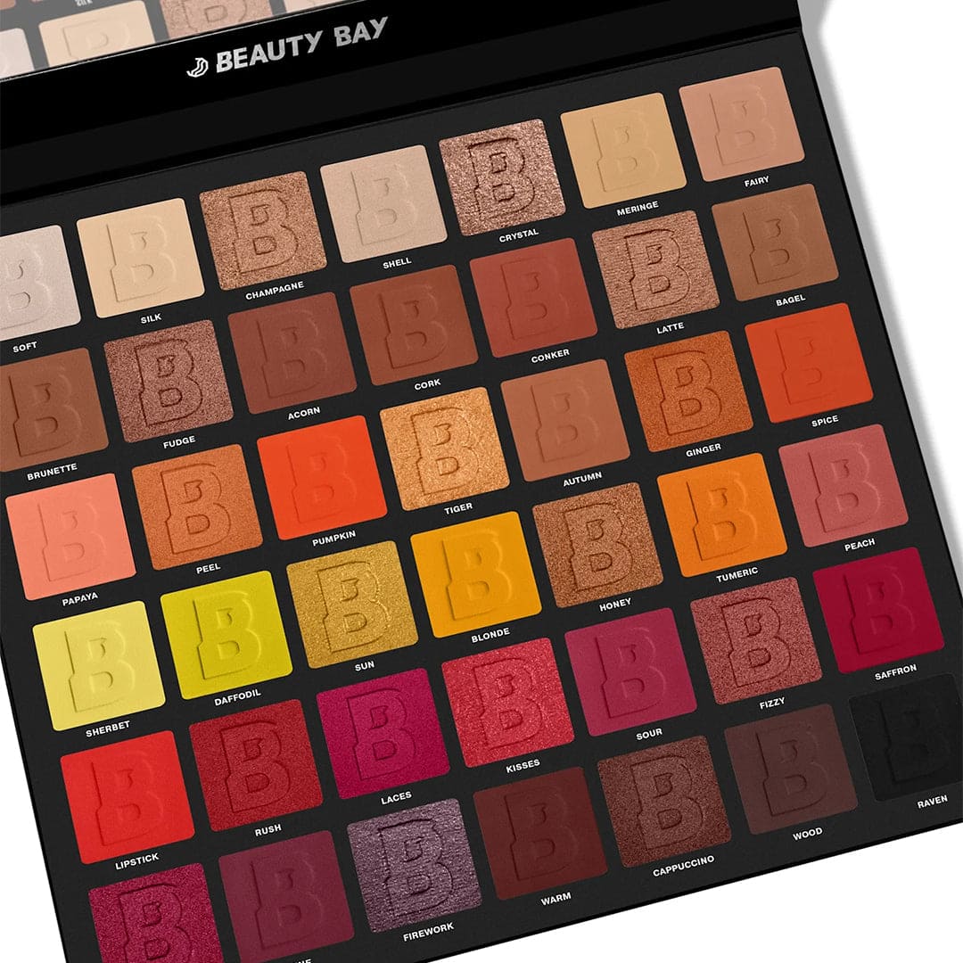 Beauty Bay Fiery 2.0 42 Colour Eyeshadow Palette Eyeshadow - XOXO cosmetics