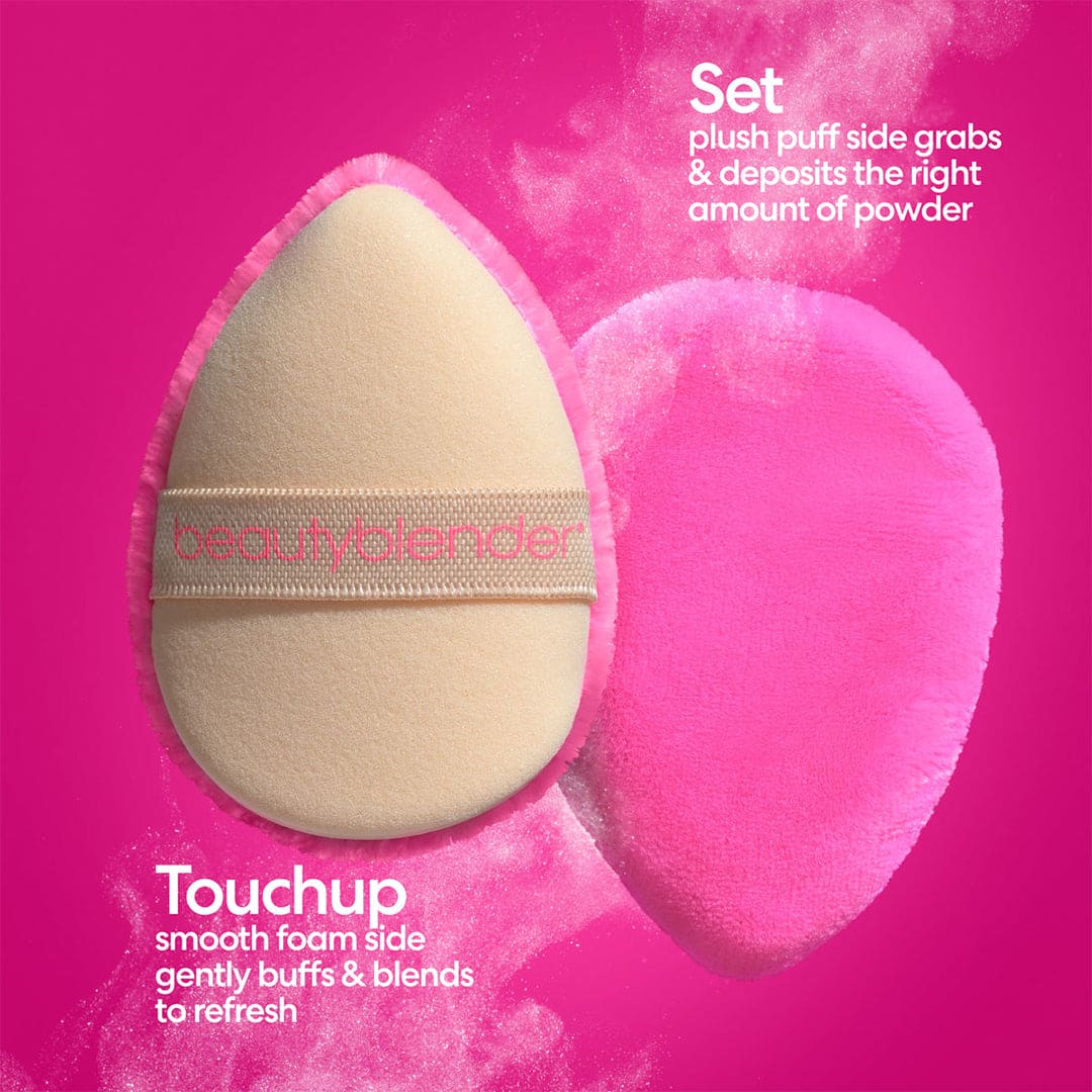 Beauty Blender Power Pocket Puff - Dual-Sided Powder Puff Makeup Tools - XOXO cosmetics