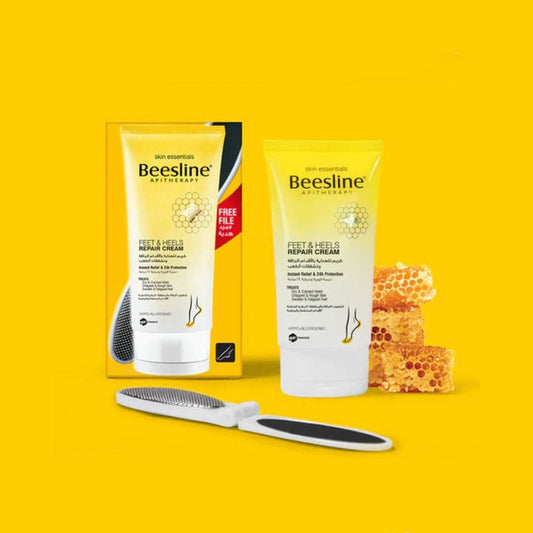 Beesline Feet & Heels Repair Cream 150ml + Free File foot Cream - XOXO cosmetics