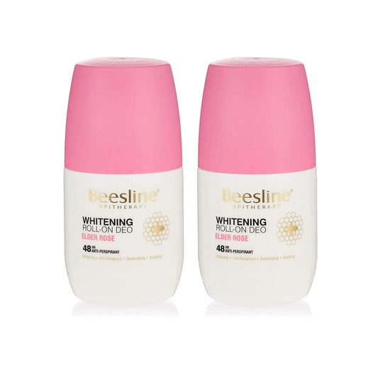 Beesline Natural Whitening Roll-On Deo 1+1 - Elder Rose Deodorant - XOXO cosmetics