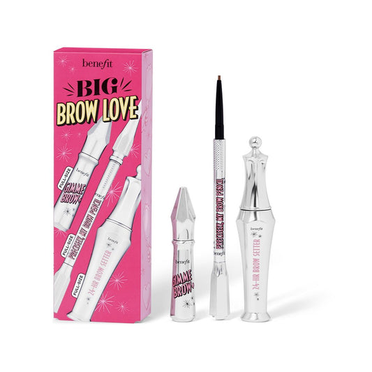 Benefit Lil Brow Loves Set - 3 Warm Light Brown Eyebrow - XOXO cosmetics