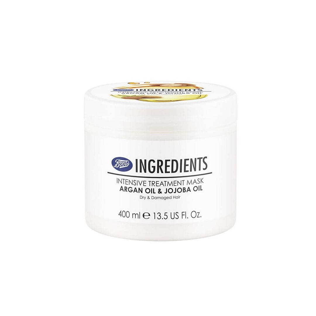 Boots Ingredients Intensive Hair Treatment Mask Argan Oil & Jojova Oil Hair Mask - XOXO cosmetics