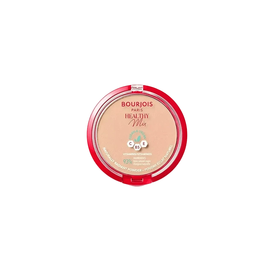 Bourjois Healthy Mix Anti-Fatigue Powder 02 Light Beige Powder - XOXO cosmetics