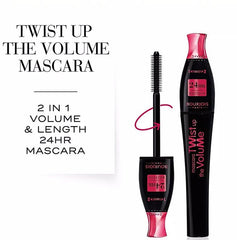 Bourjois Mascara 24H Twist Up The Volume - 23 Black Mascara - XOXO cosmetics