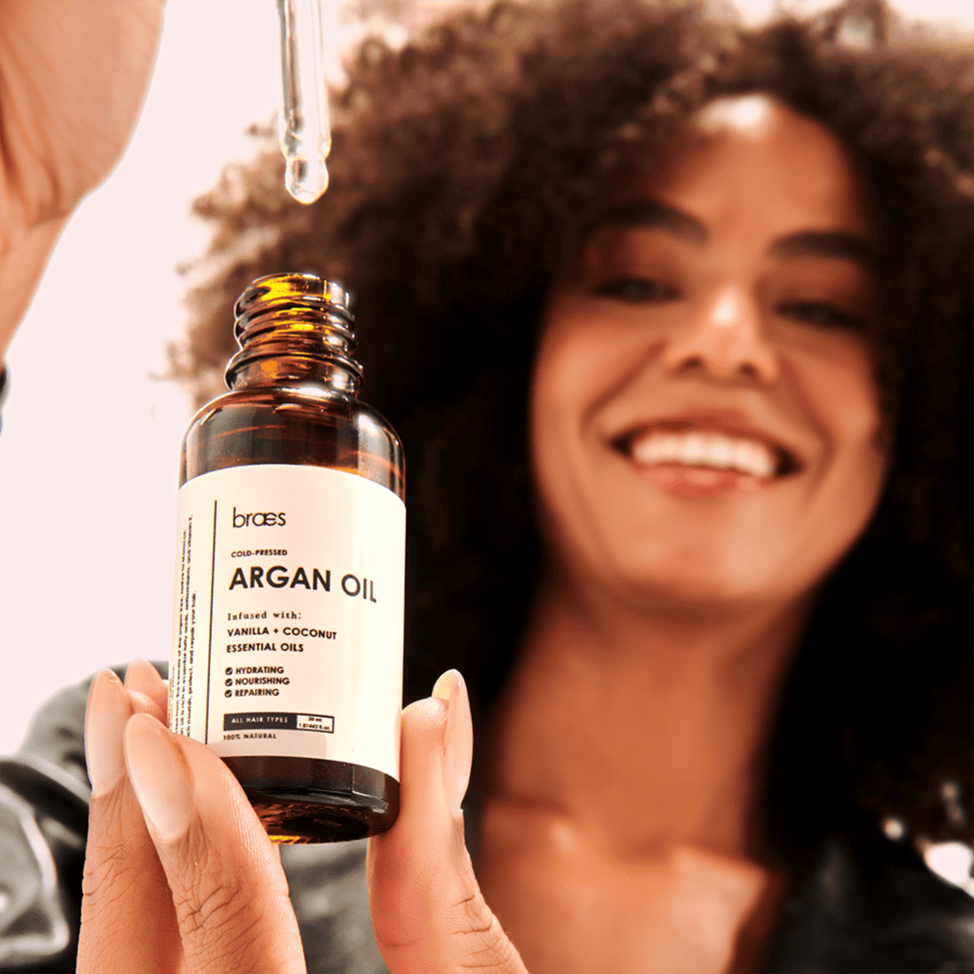 Braes Cold-Pressed Argan Oil - 30ml Hair Oil - XOXO cosmetics