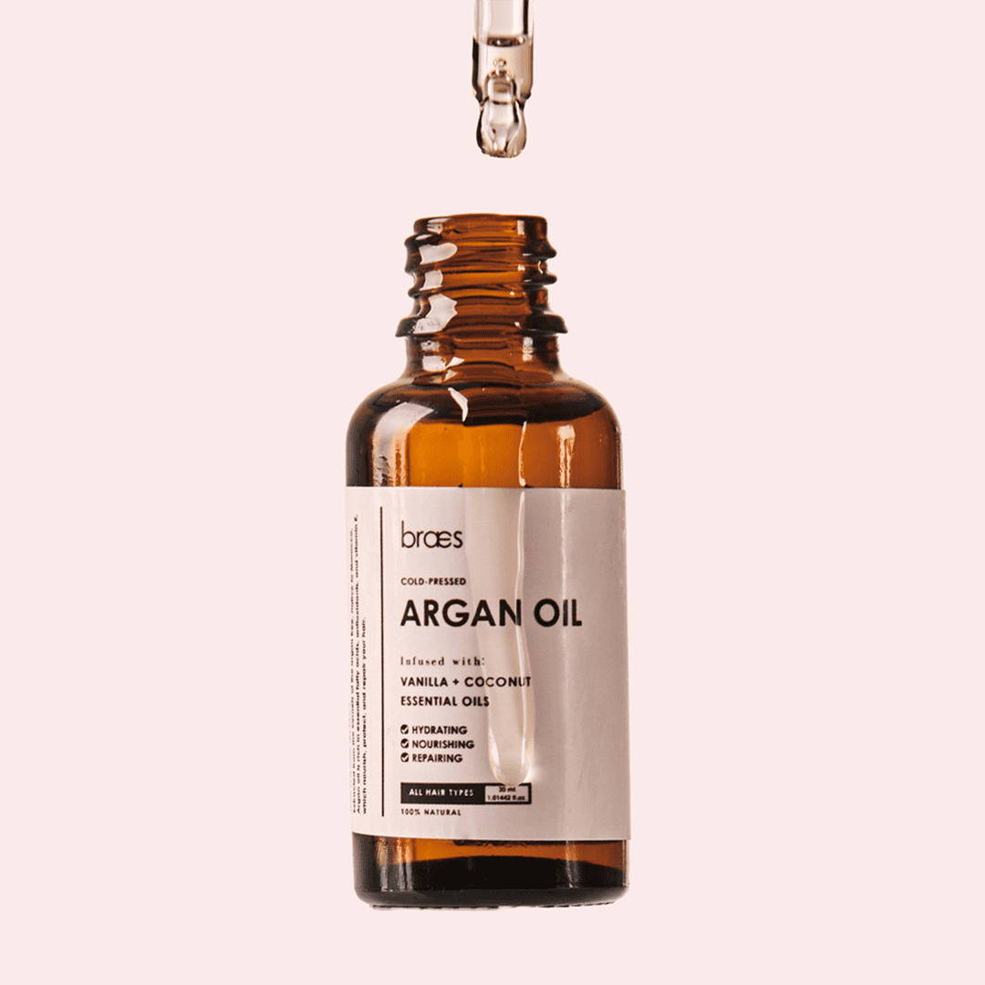 Braes Cold-Pressed Argan Oil - 30ml Hair Oil - XOXO cosmetics