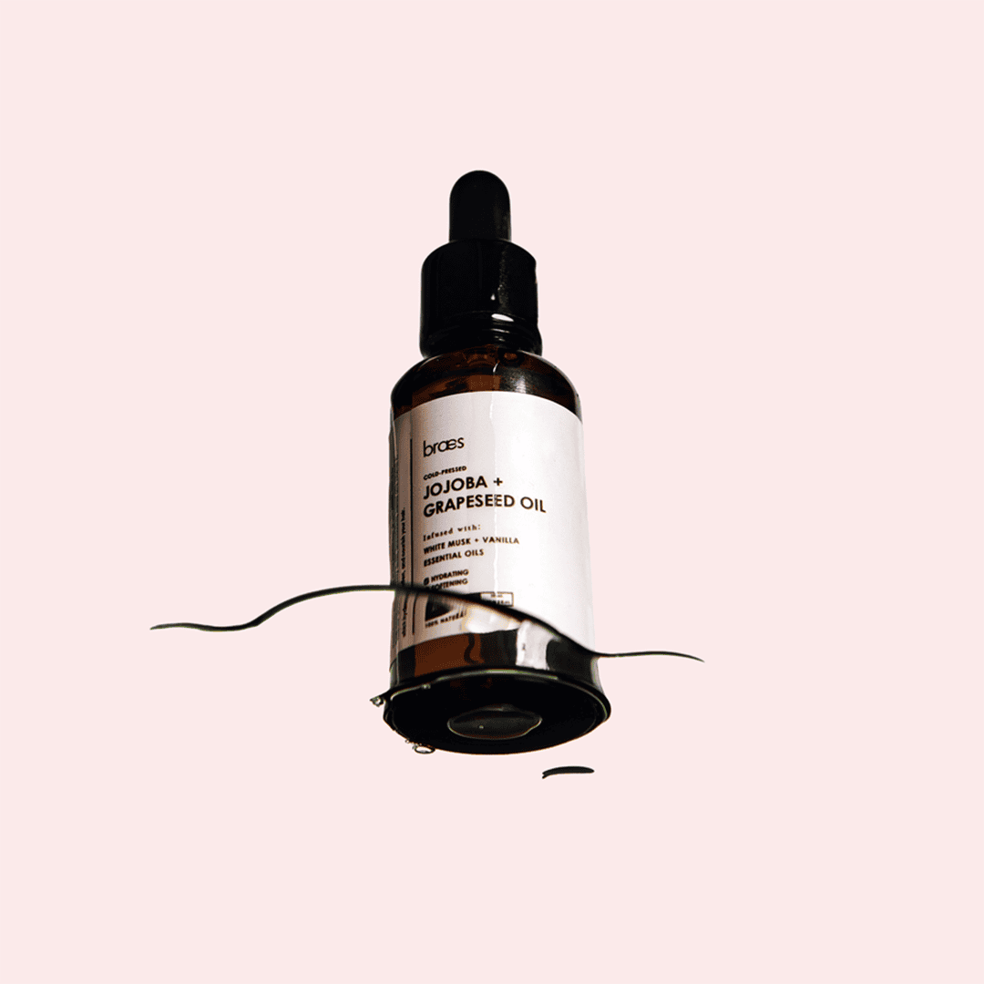 Braes Cold-Pressed Jojoba + Grapeseed Oil - 30ml Hair Oil - XOXO cosmetics