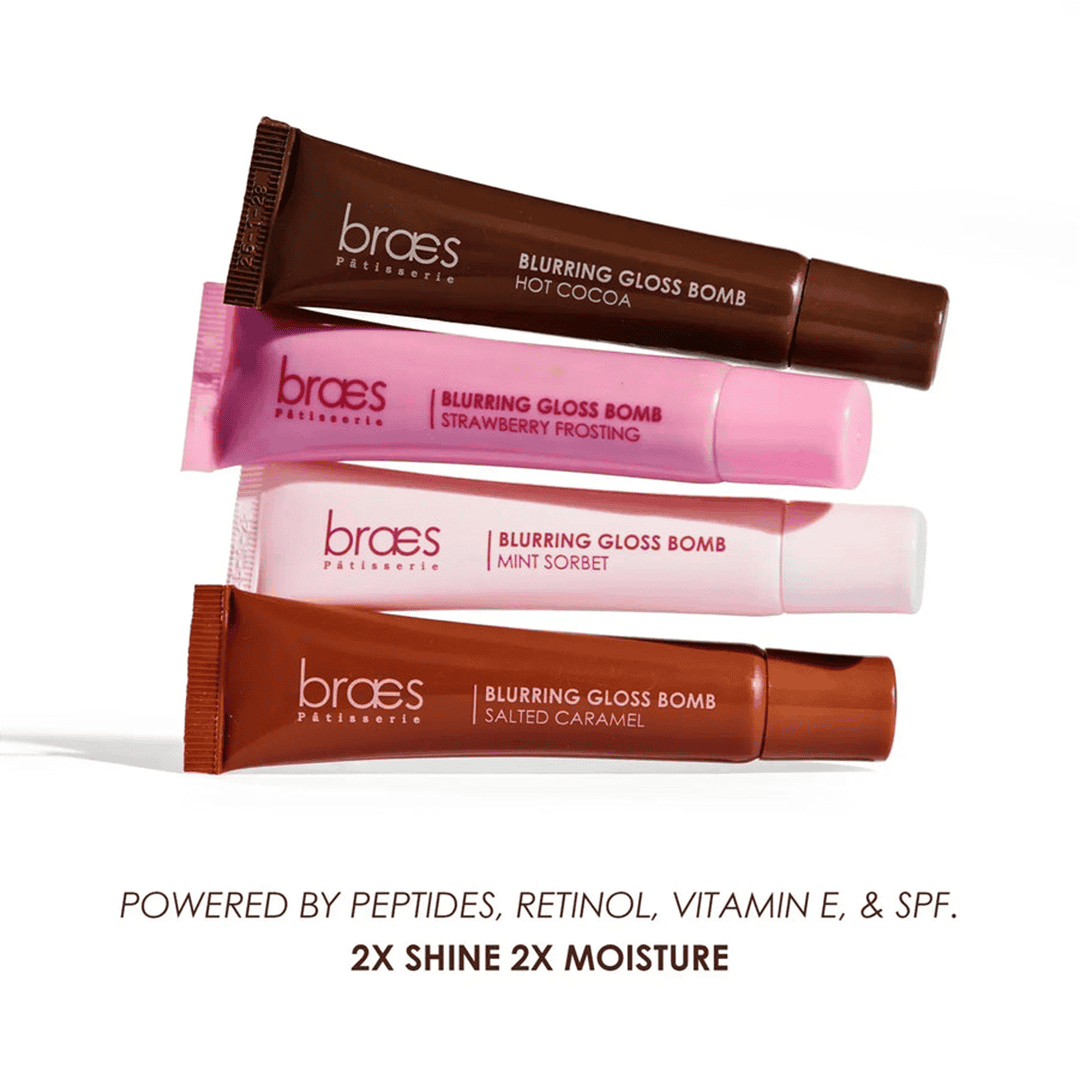 Braes The Blurring Gloss Bomb Lip Gloss - XOXO cosmetics