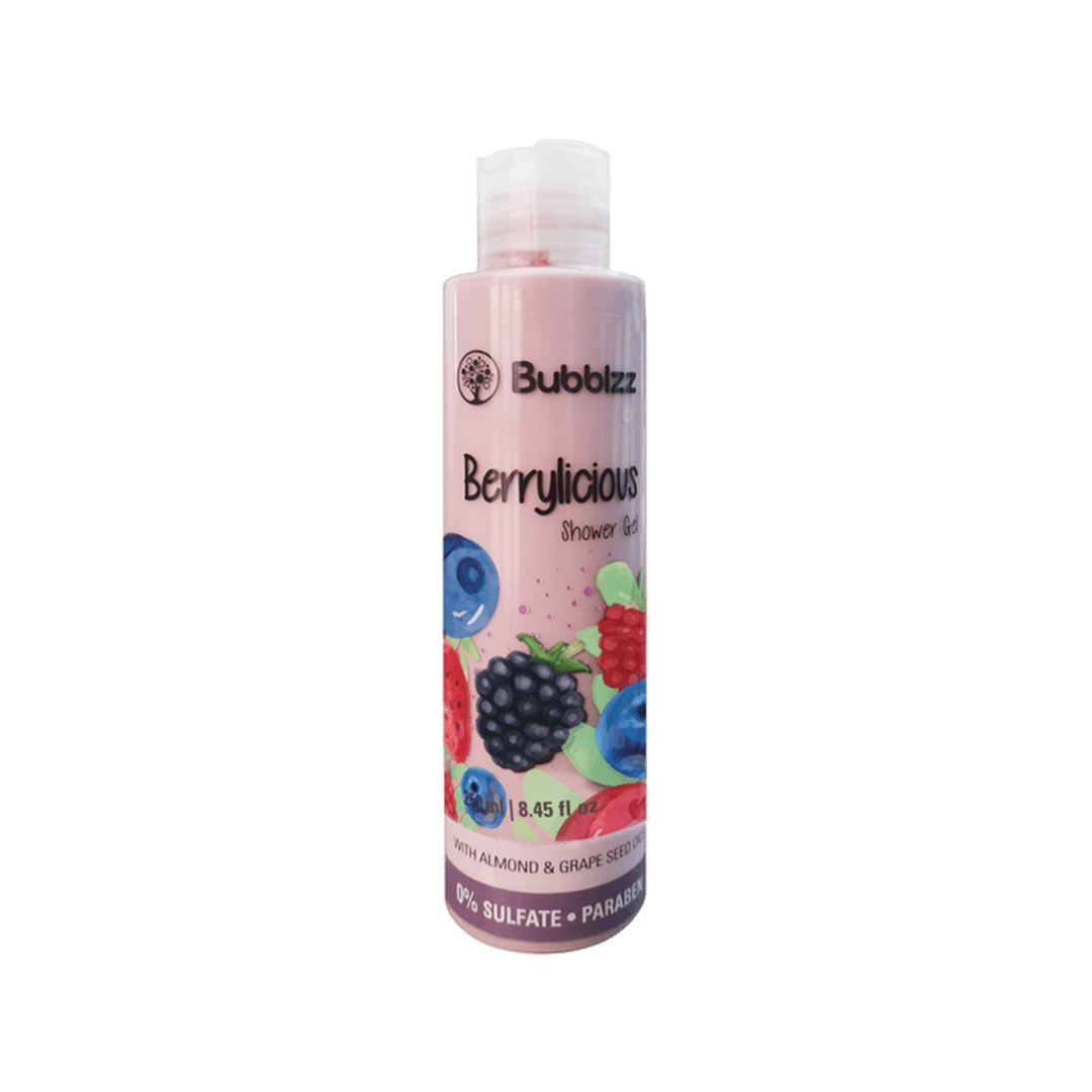 Bubblzz Berrylicious Shower Gel - 250ml Shower Gel - XOXO cosmetics
