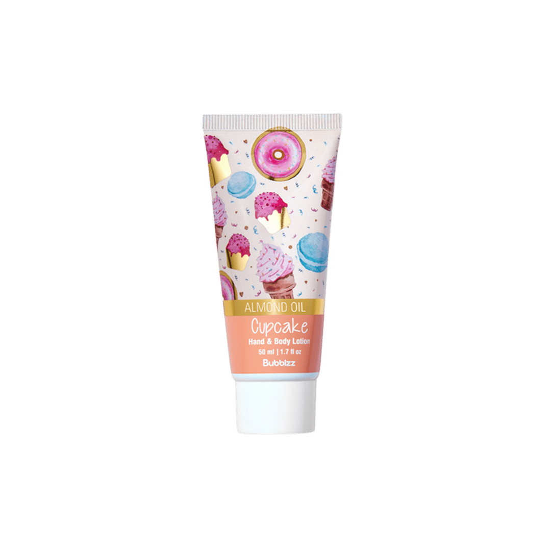 Bubblzz Cupcake New Travel Size Hand & Body Lotion - 50ml Body Lotion - XOXO cosmetics