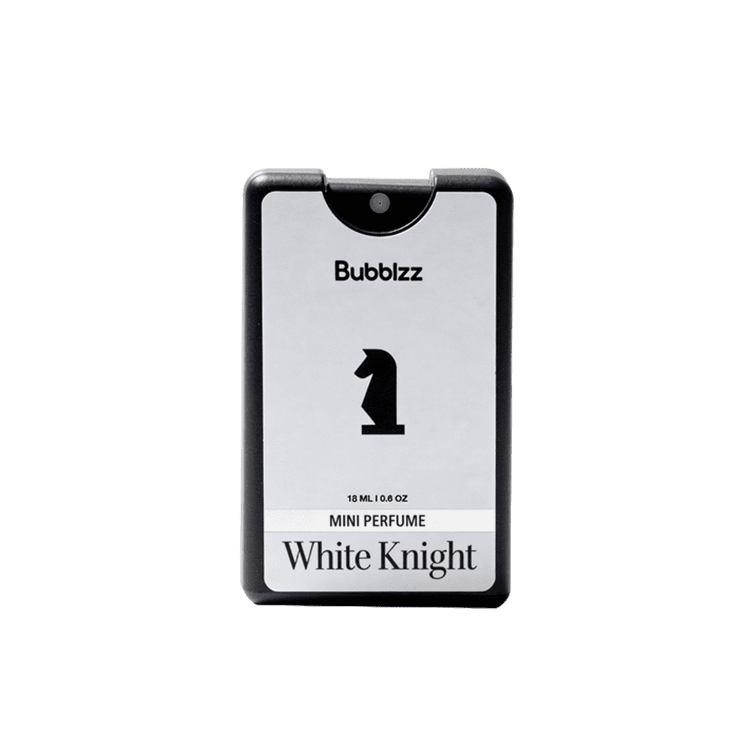Bubblzz Mini Perfume White Knight - 18ml Tester Perfume - XOXO cosmetics